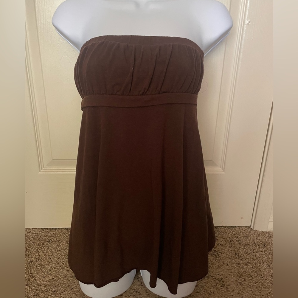 Bebe brown tub top
